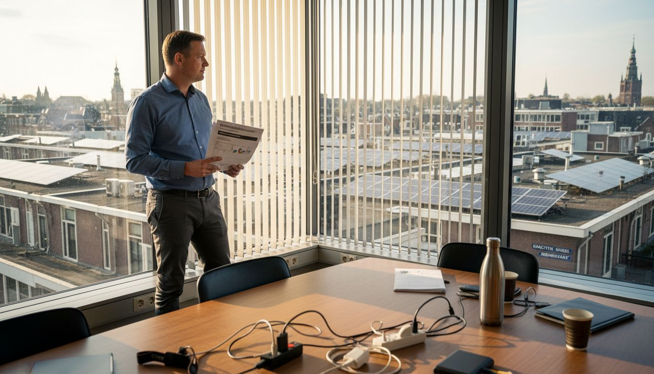 Facilitair manager houdt het energieverbruik van de stad scherp in de gaten