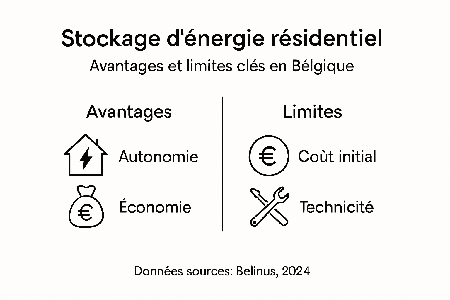 Infographie : quels atouts et quelles limites pour le stockage d’énergie à domicile ?