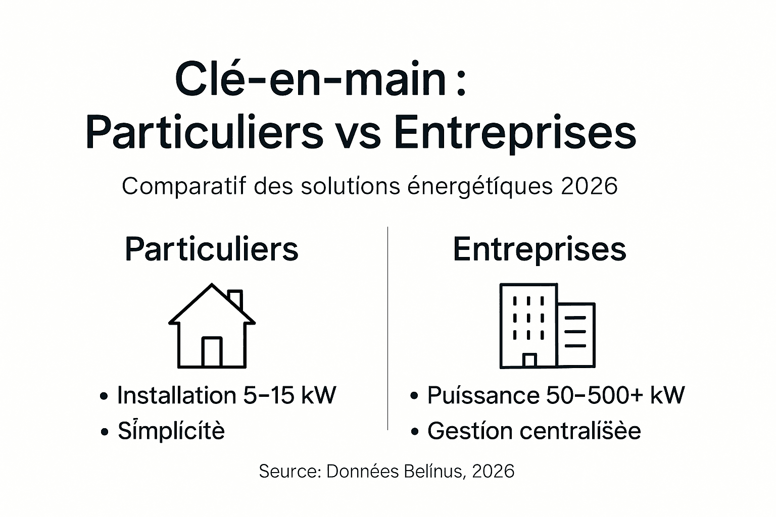 Infographie : panorama comparatif des solutions énergétiques