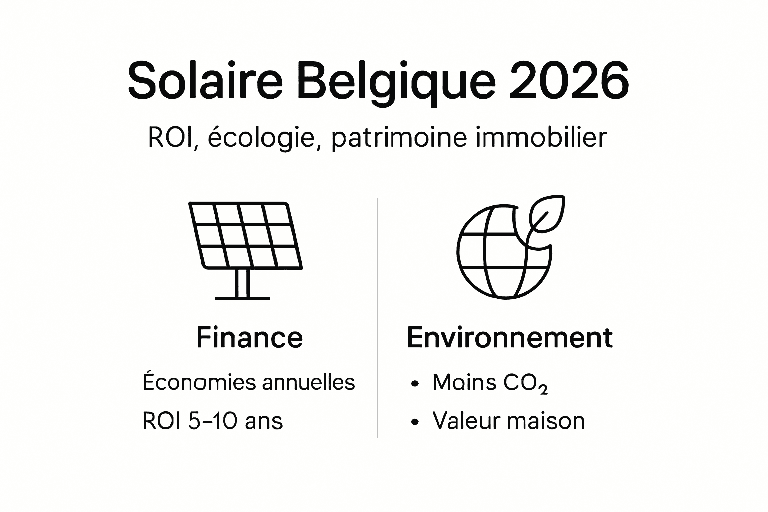 Infographie : les bénéfices économiques et environnementaux de l’énergie solaire