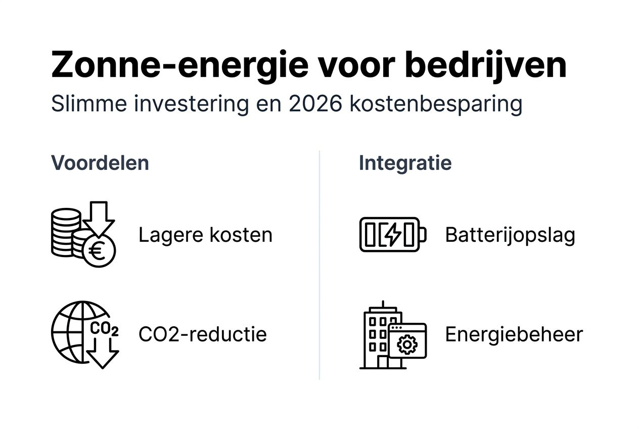 Infographic: de voordelen van zonne-energie en hoe je het slim toepast