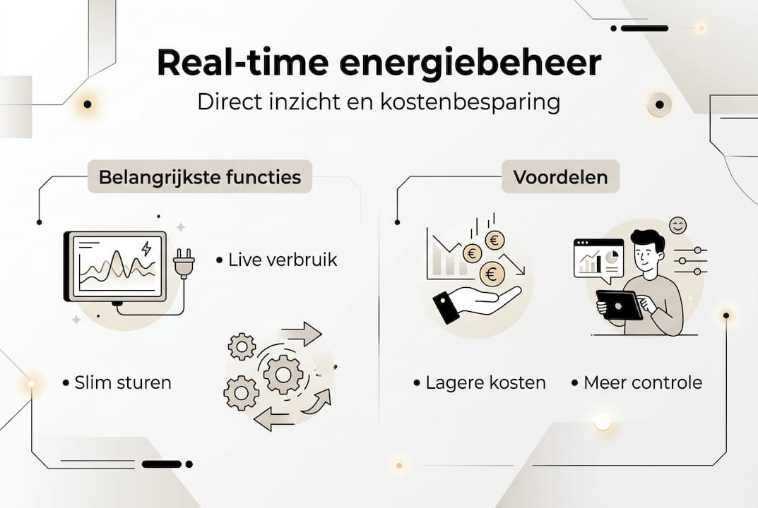 Infographic: direct inzicht in energieverbruik en de voordelen ervan