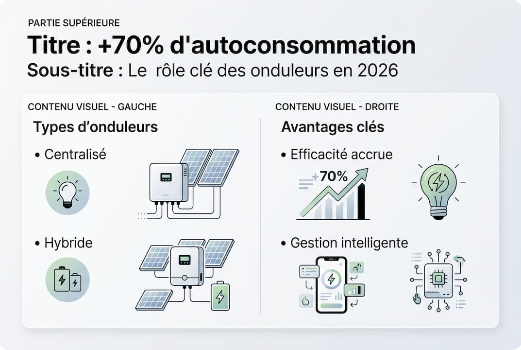 Tout savoir sur l’autoconsommation solaire et le rôle des onduleurs en un coup d’œil