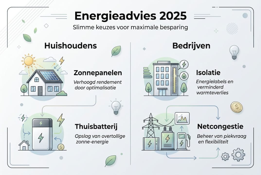 Infographic: de belangrijkste energieadvies trends voor 2025 in één oogopslag