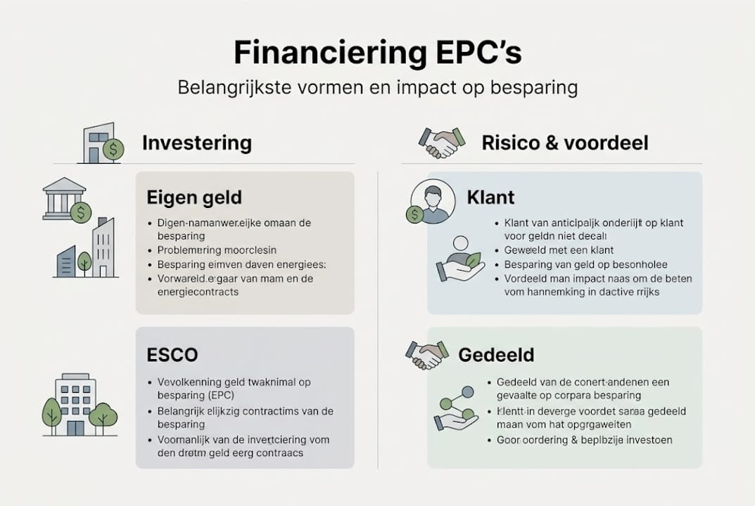 Overzicht: Hoe financier je een energieprestatiecontract?