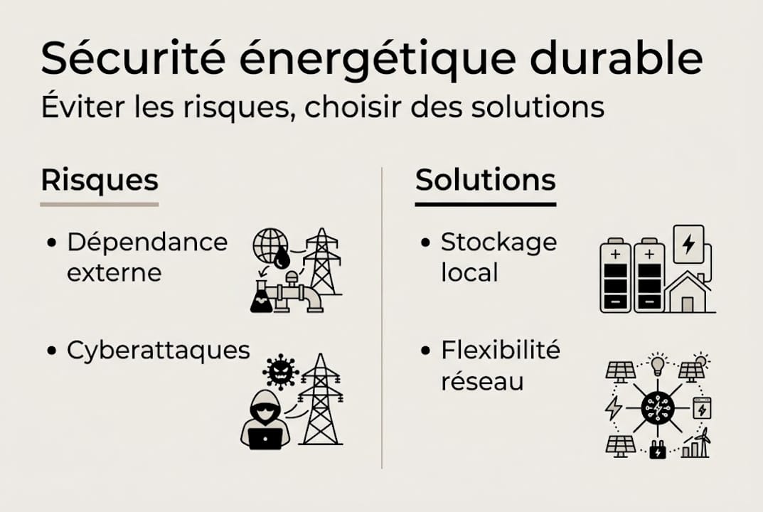 Infographie : comprendre les enjeux et les solutions pour la sécurité énergétique