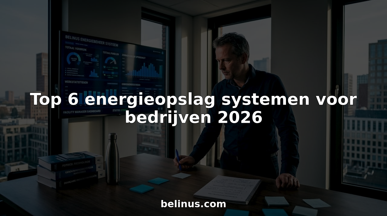 De facilitair manager bekijkt het energiedashboard op kantoor om inzicht te krijgen in het verbruik.