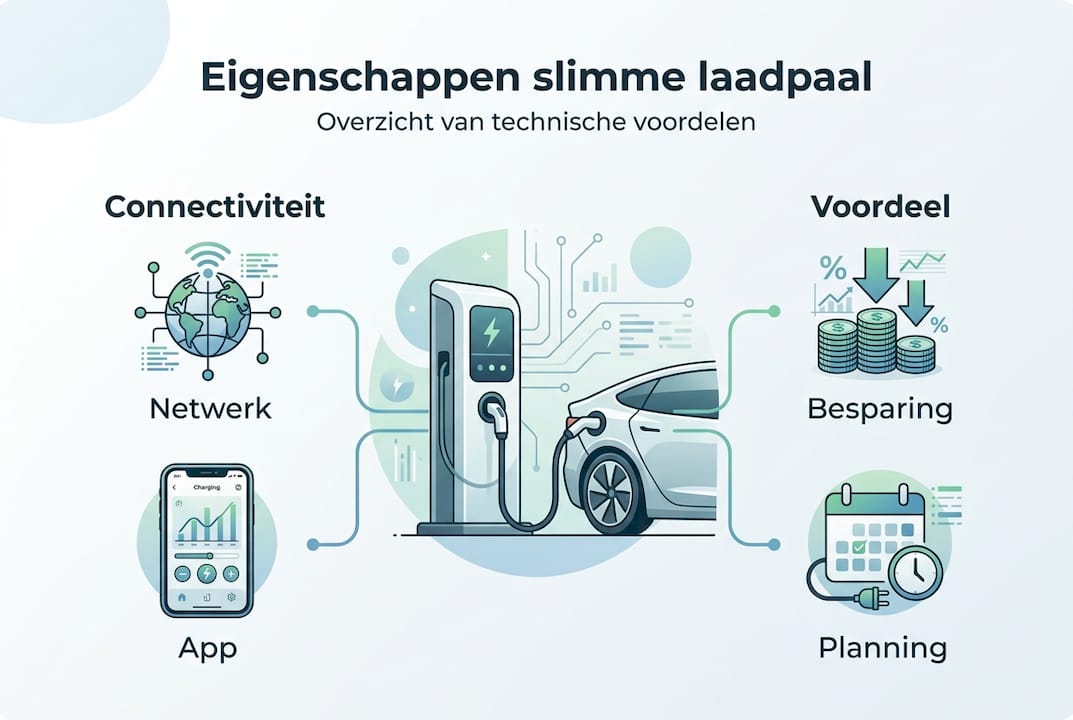 Overzicht: wat maakt een laadpaal slim? (infographic)