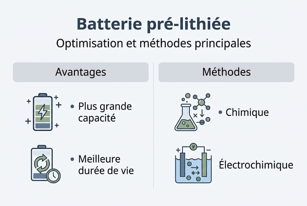Infographie : atouts et solutions pour optimiser l’utilisation des batteries préchargées au lithium