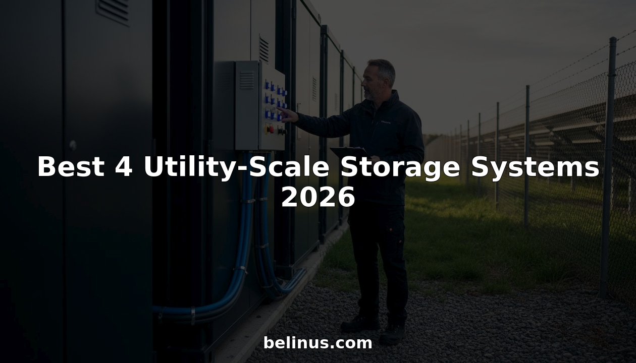 Project manager at utility-scale storage site