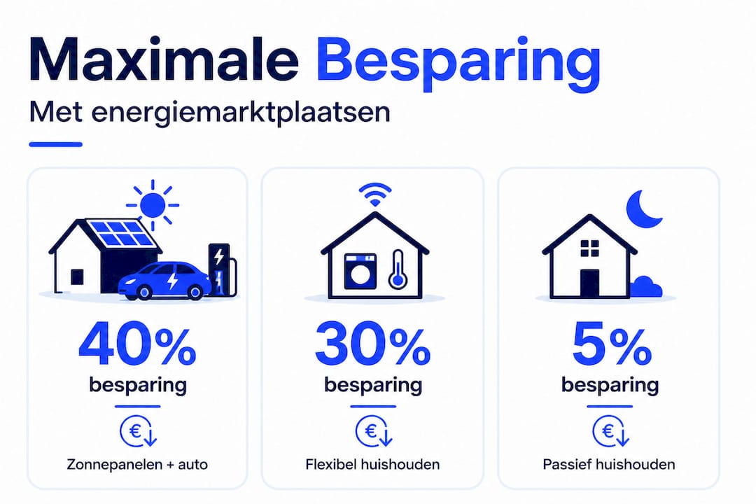 Infographic: energiebesparing afgestemd op verschillende typen gebruikers