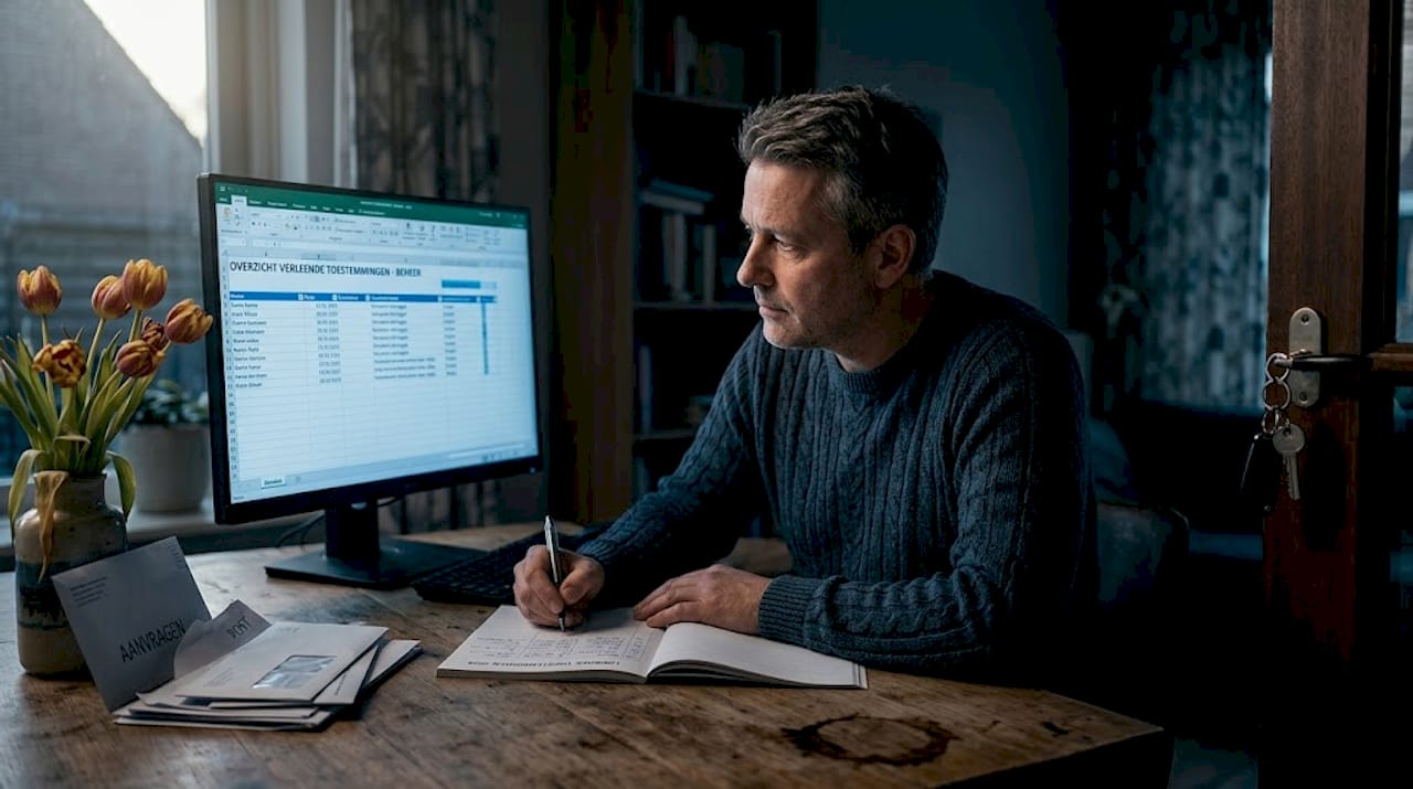 Man registreert toestemming voor gebruik van energiedata