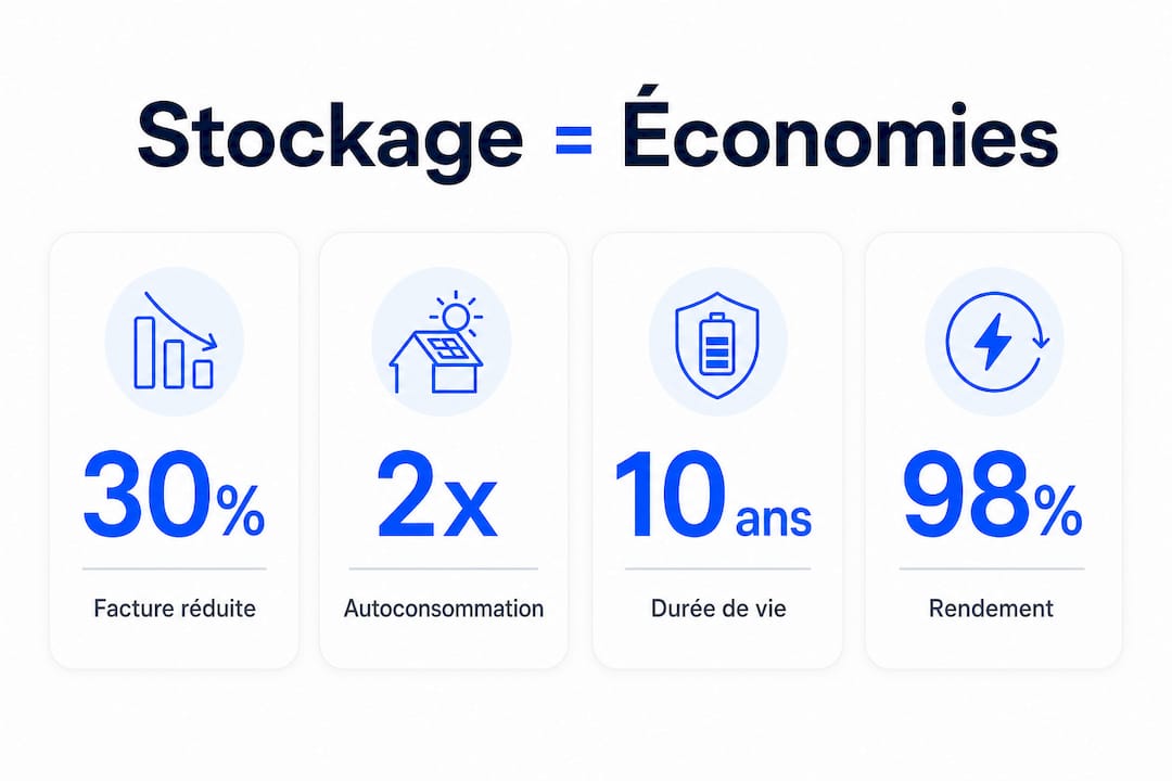 Cette infographie met en avant les chiffres clés illustrant les avantages du stockage haute capacité.