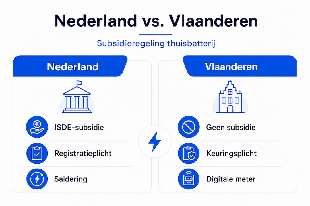 Infographic: subsidies vergeleken – Nederland versus Vlaanderen