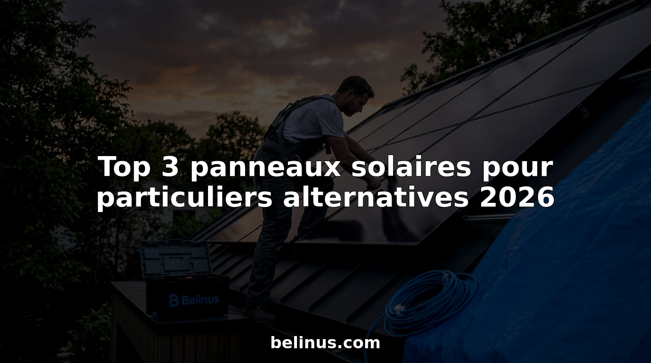Un technicien procède à la pose de panneaux solaires sur le toit d’une maison.