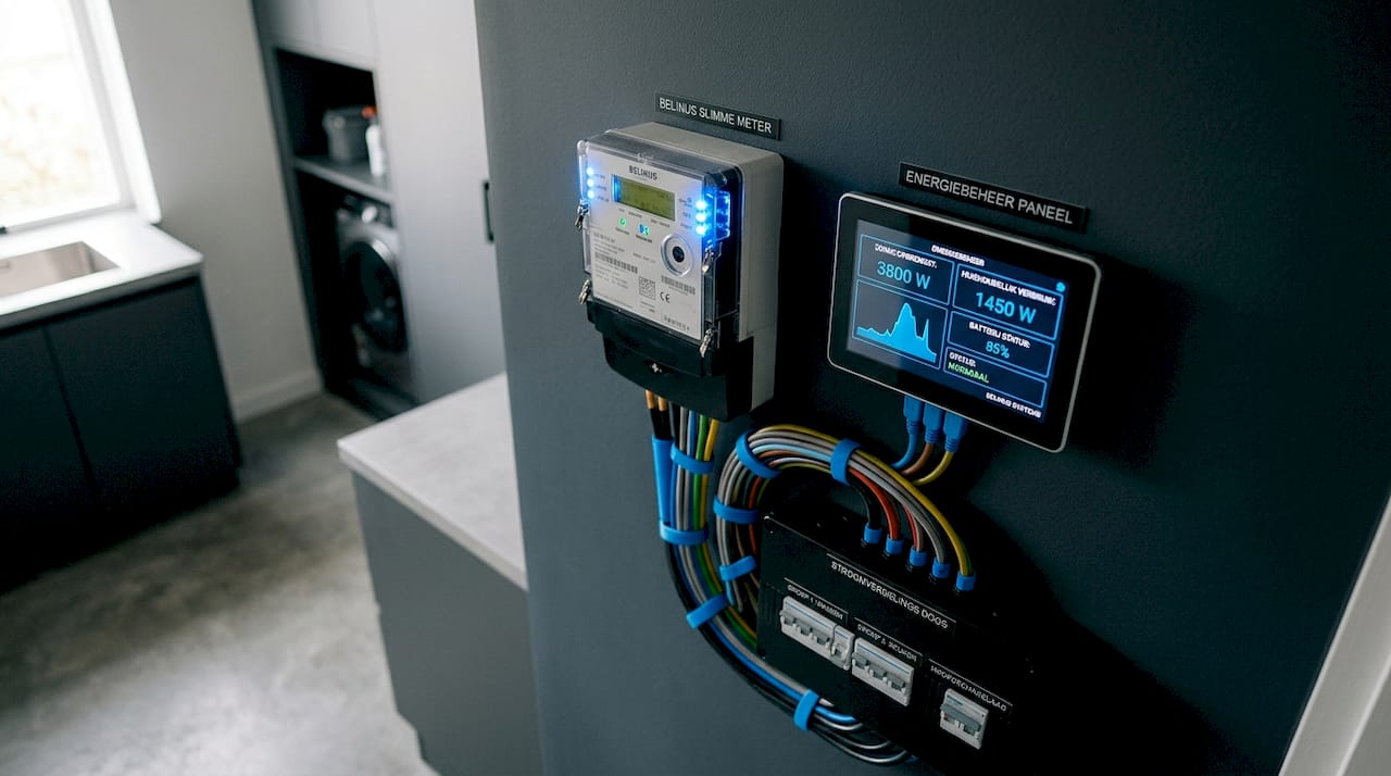 Slimme energie-automatisering direct aan de muur