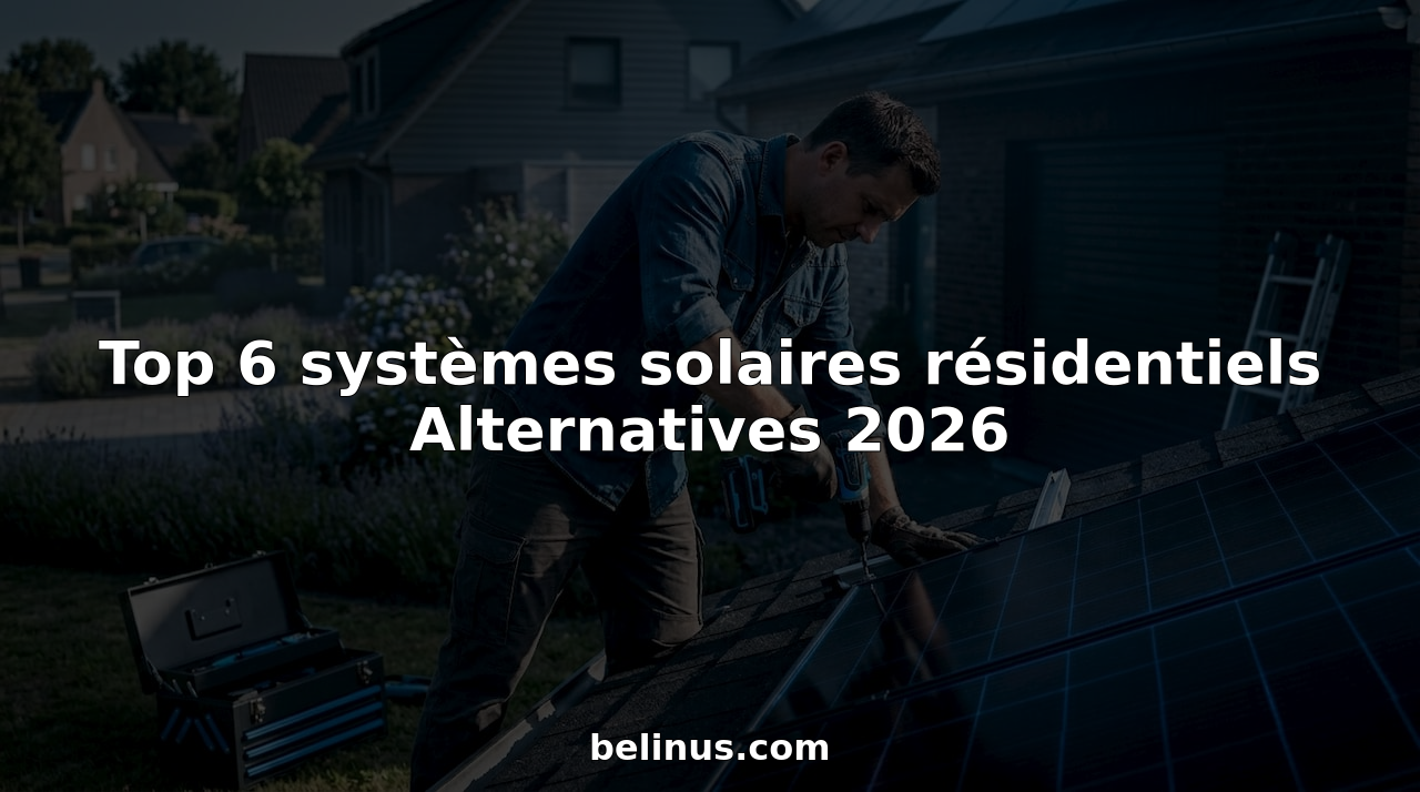 Un professionnel procède à l'installation de panneaux solaires sur le toit d'une maison.