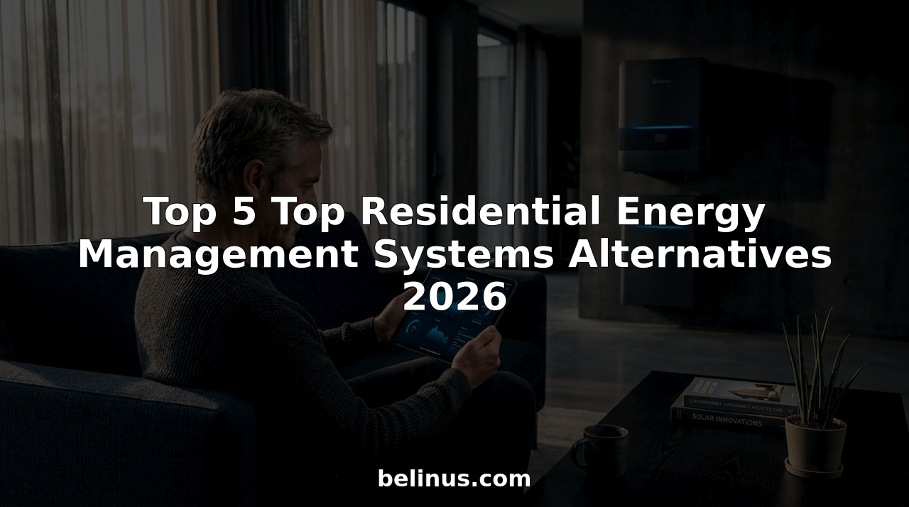 Homeowner using tablet with home energy system indoors
