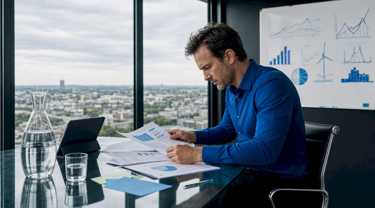 Expert chargé d'analyser des rapports sur la politique énergétique
