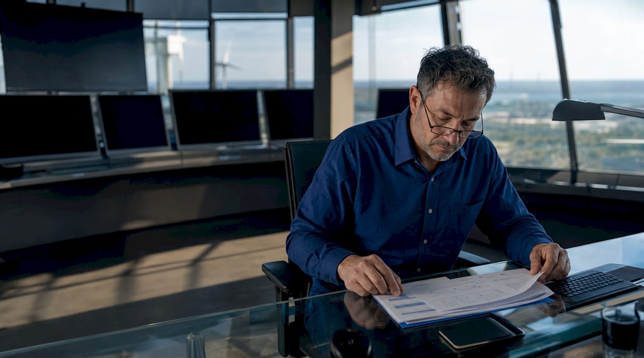 Een energiemanager verdiept zich in de verschillende normen en richtlijnen voor energiemanagement.