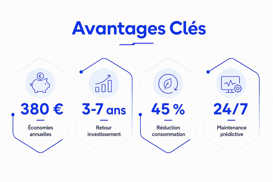 Visuel présentant les atouts majeurs des solutions intelligentes