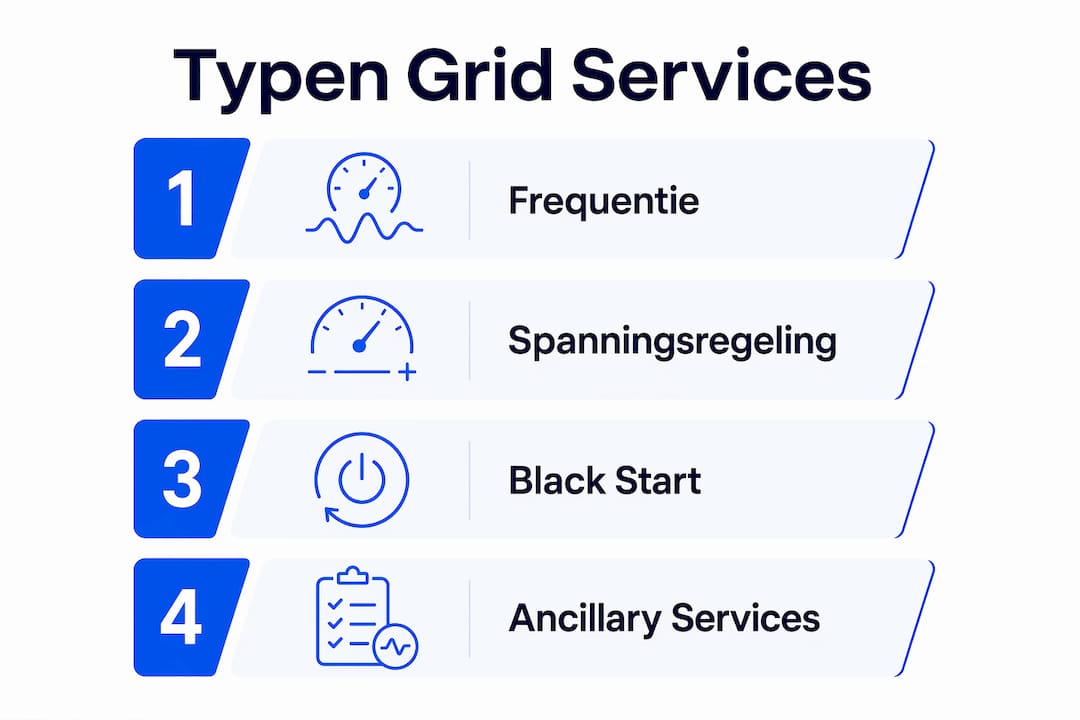 Infographic met een overzicht van verschillende soorten netdiensten