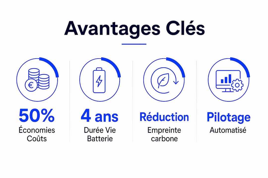 Découvrez en un coup d’œil les principaux atouts de la recharge intelligente grâce à cette infographie.