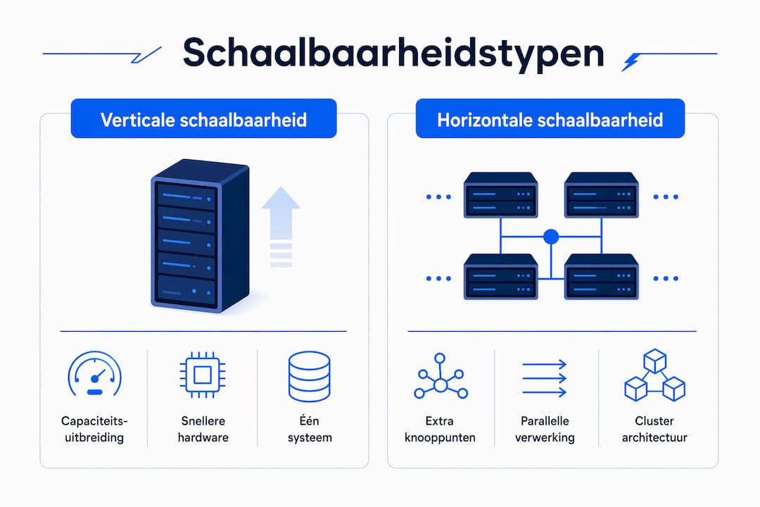Infographic: de verschillen tussen scale-up en scale-out opslag in beeld gebracht