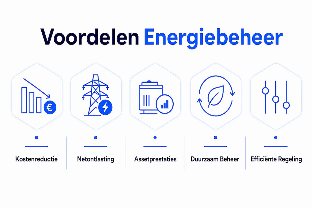 Infographic: De belangrijkste voordelen van slimme energiebeheer-algoritmes op een rij
