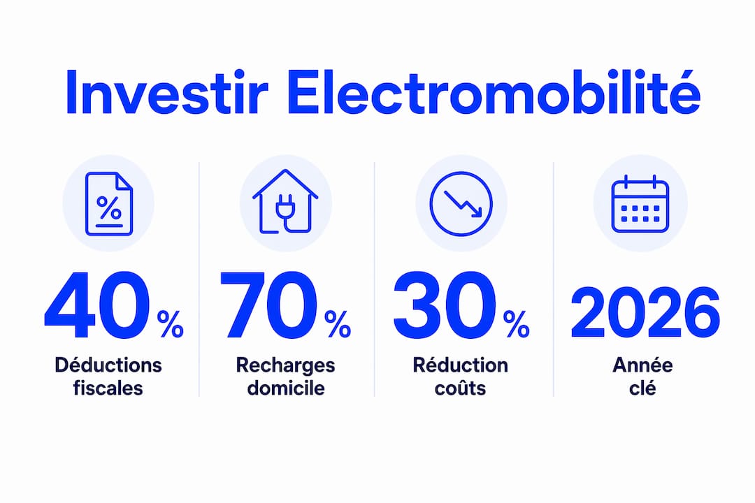Découvrez en un coup d’œil tous les bénéfices économiques de l’électromobilité en 2026 grâce à notre infographie détaillée.