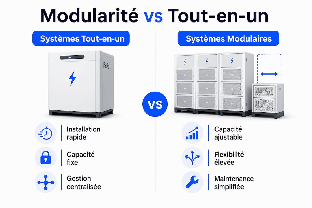 Infographie : le match entre solutions modulaires et plateformes tout-en-un