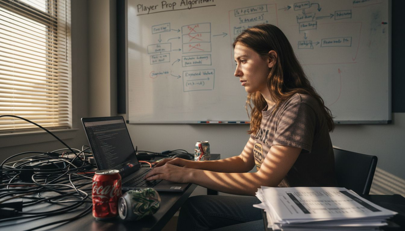 AI engineer coding predictive sports model