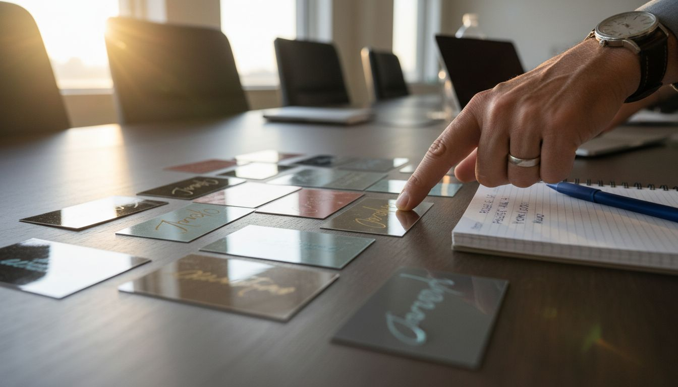 Mirror cards with design and legibility errors