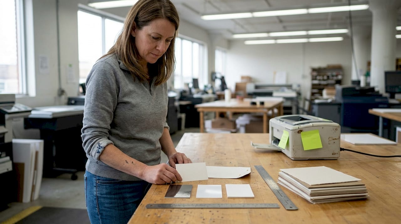 Examining premium business card finishes