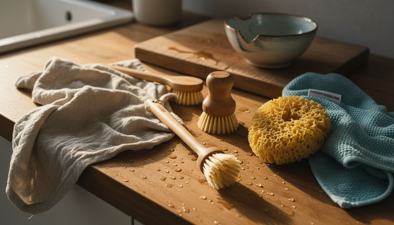 Zbliżenie na ekologiczne akcesoria do sprzątania