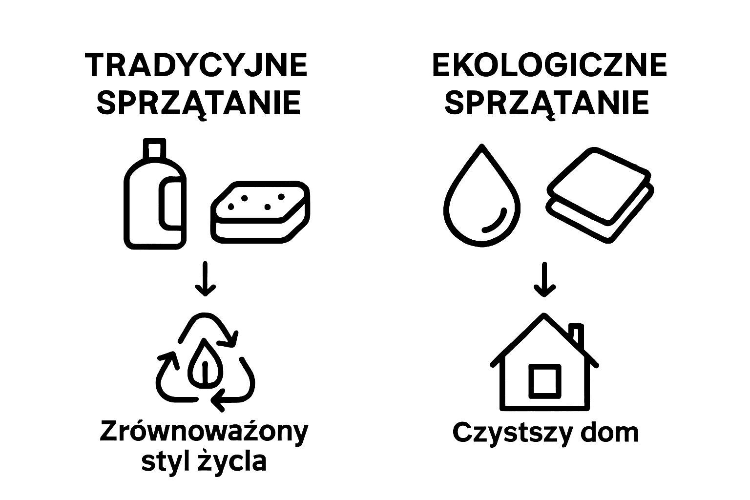 Porównanie tradycyjnych środków chemicznych i ekologicznych metod sprzątania