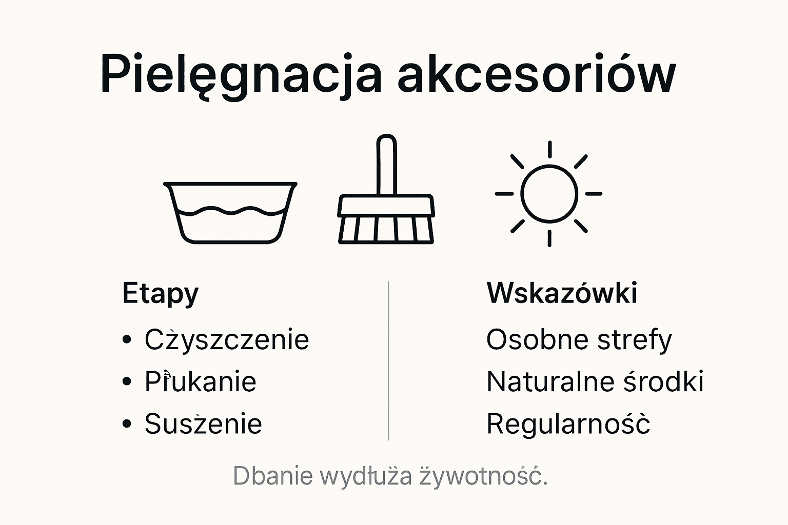 Praktyczny przewodnik: jak dbać o akcesoria wielokrotnego użytku – infografika pełna wskazówek