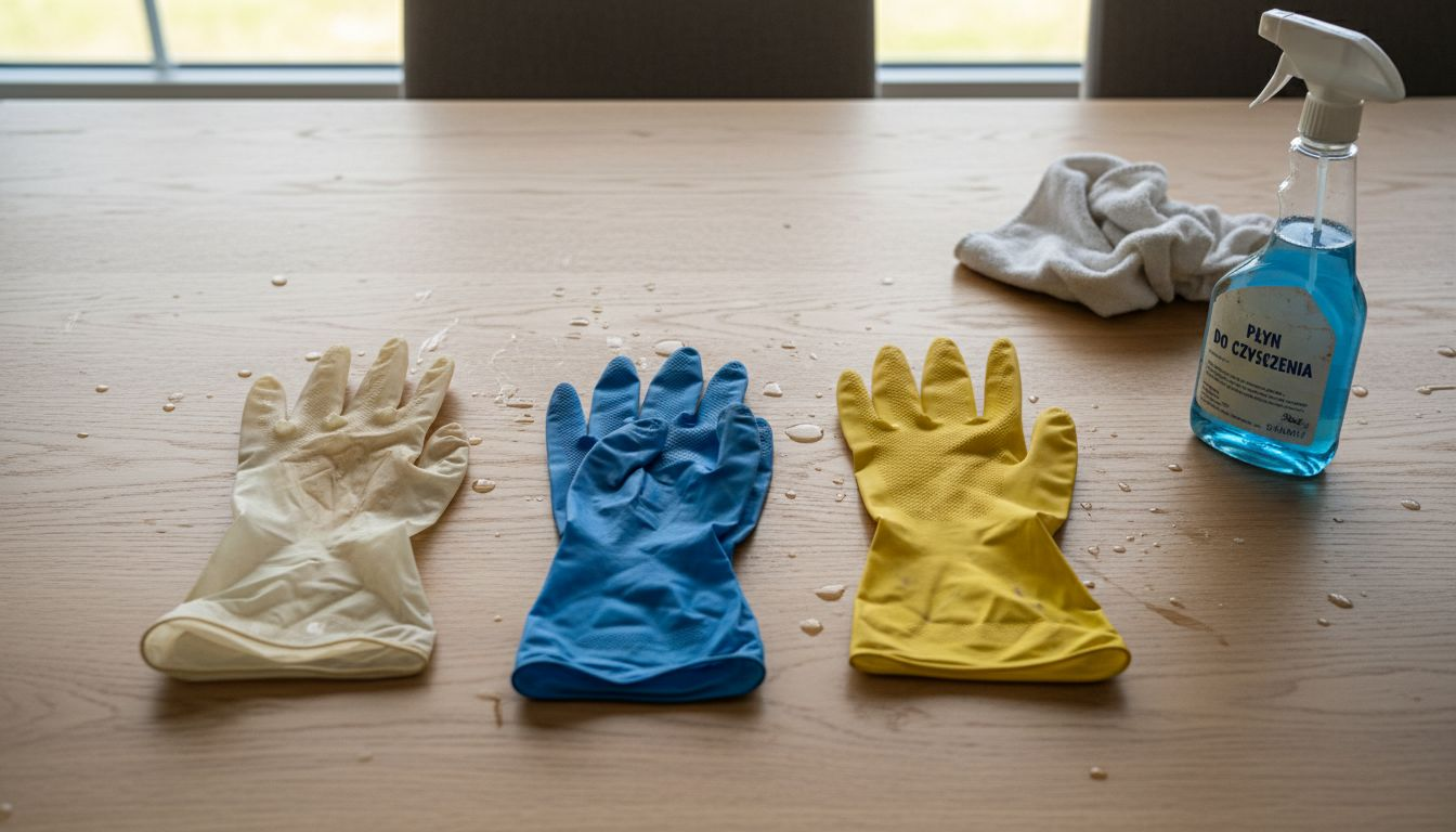 Jakie rękawice najlepiej sprawdzają się podczas sprzątania? Oto trzy najpopularniejsze rodzaje, które warto mieć pod ręką.