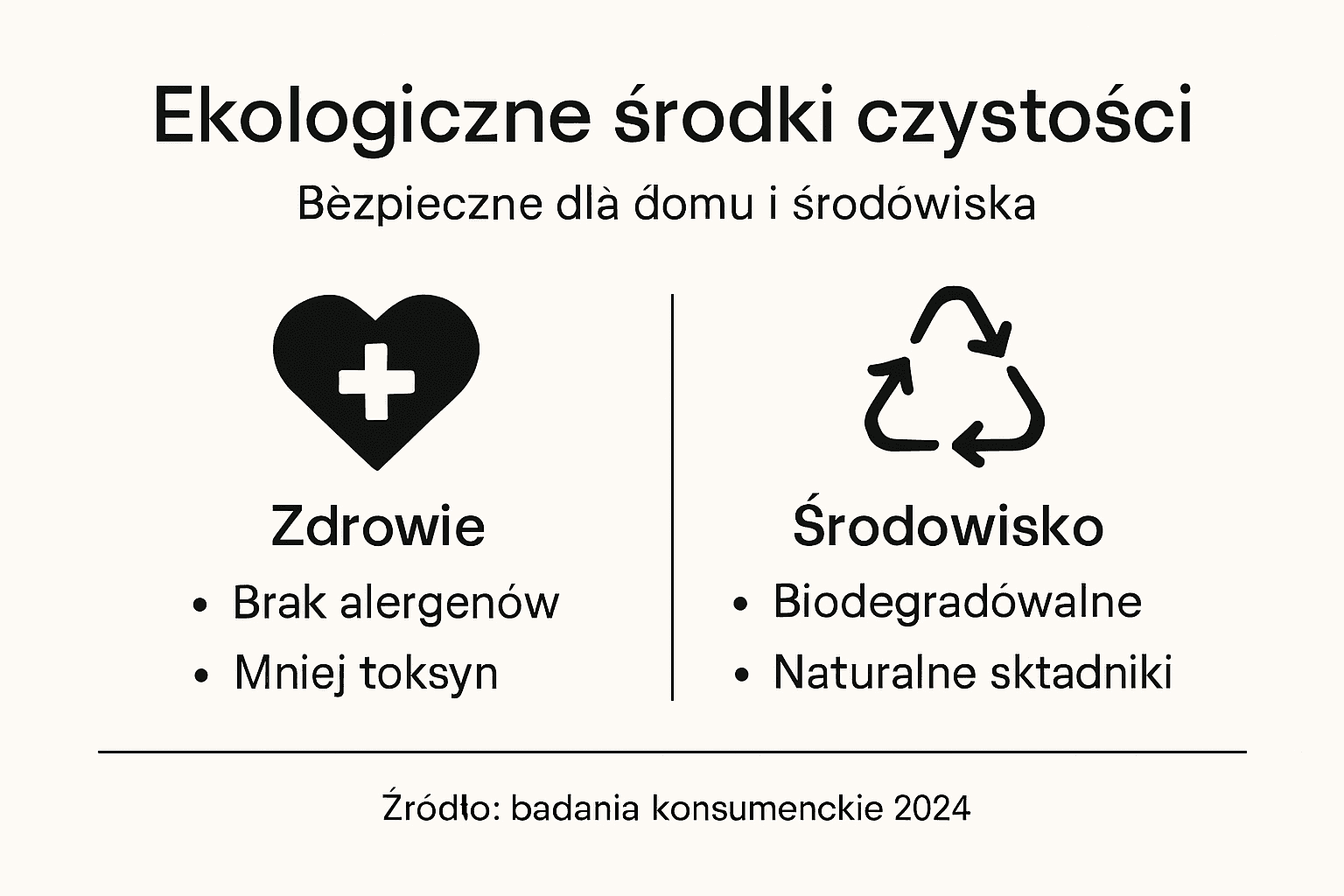 Infografika: Dlaczego warto wybierać ekologiczne środki?