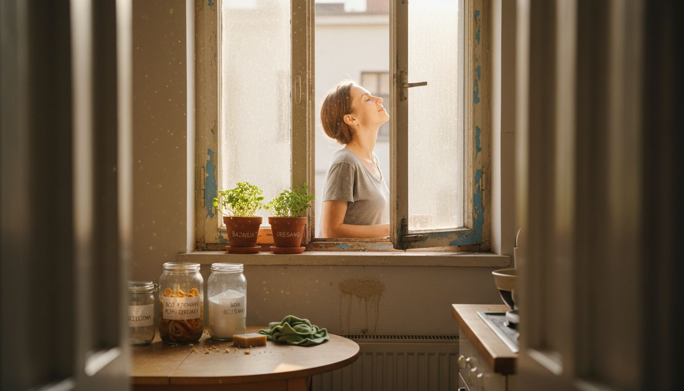 Wietrzenie mieszkania, czyli otwieranie okna, to prosty sposób na świeże powietrze w domu.