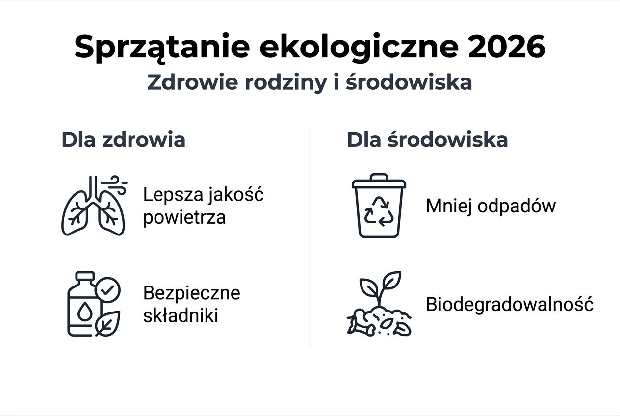 Infografika: Dlaczego warto sprzątać ekologicznie?