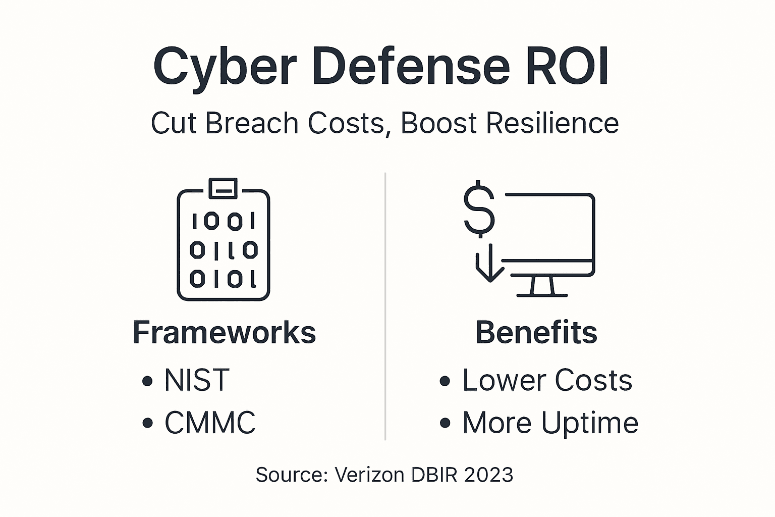 Infographic comparing frameworks and benefits