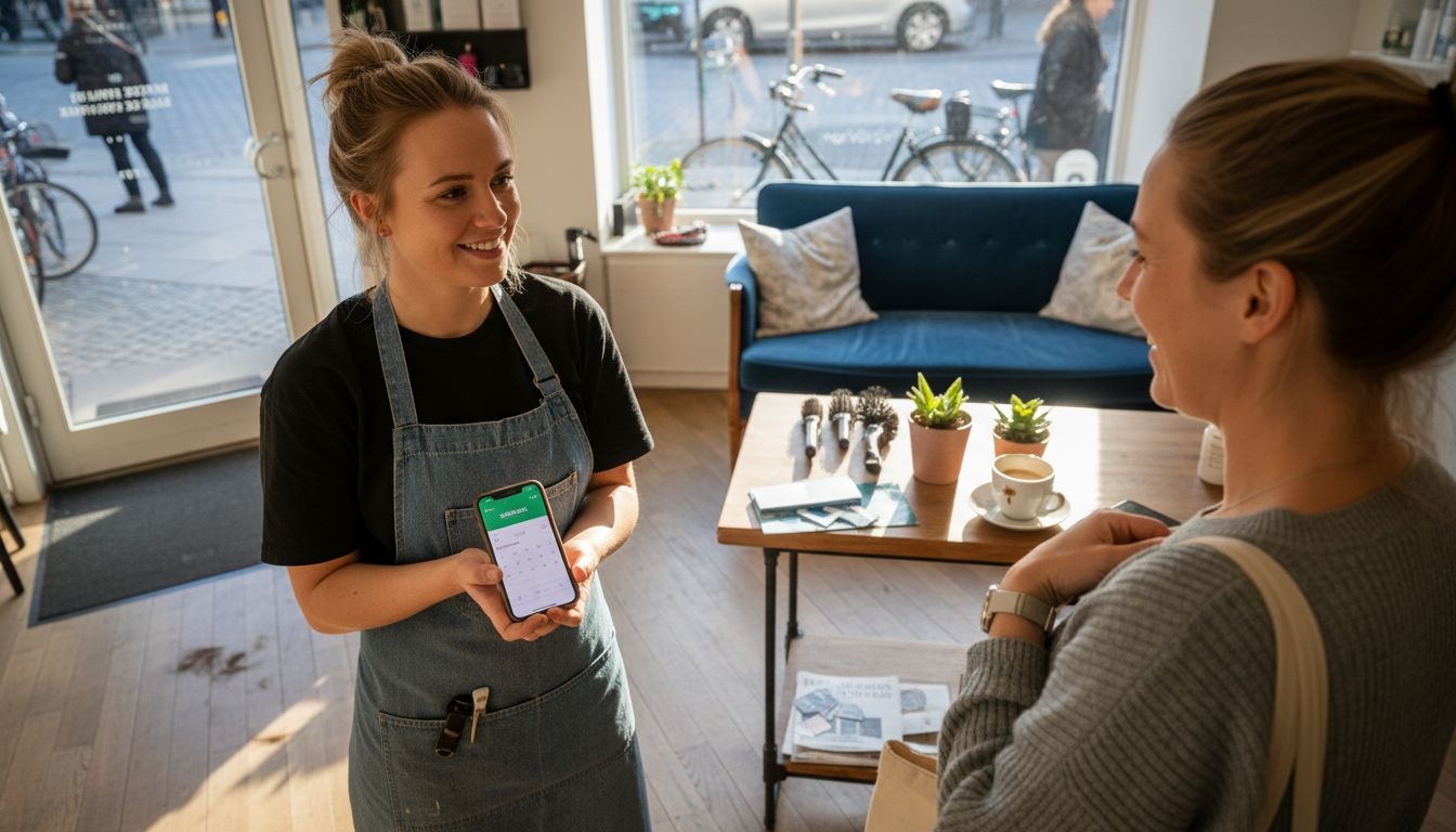 Frisører ordner nemt lokale aftaler via mobilen