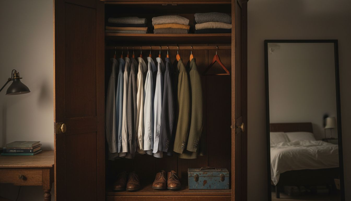 Wardrobe with timeless menswear essentials
