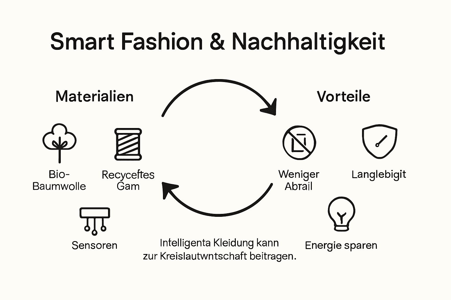Grafische Übersicht: Wie nachhaltige Technologien die Modebranche verändern