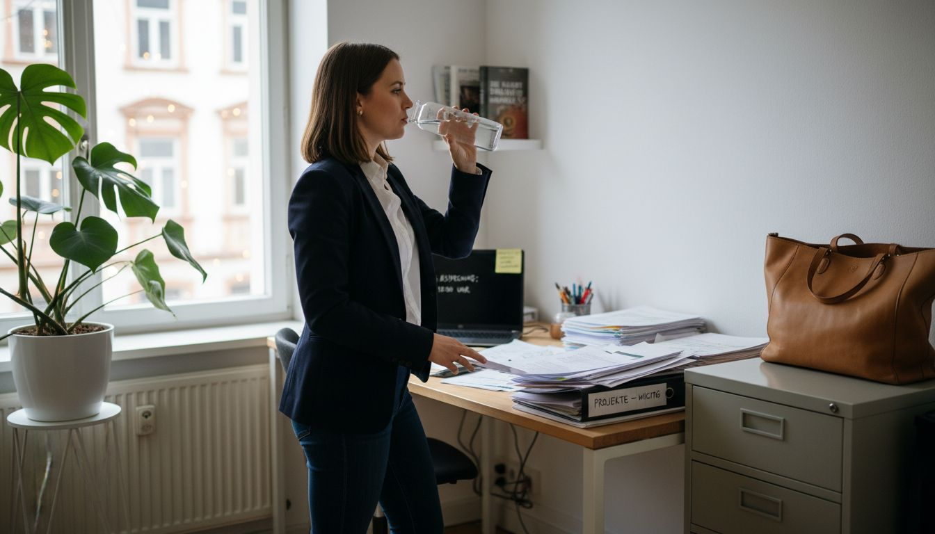 Ein lässiges Business-Outfit: Jeans kombiniert mit einem Blazer – perfekt für einen modernen Büro-Look.