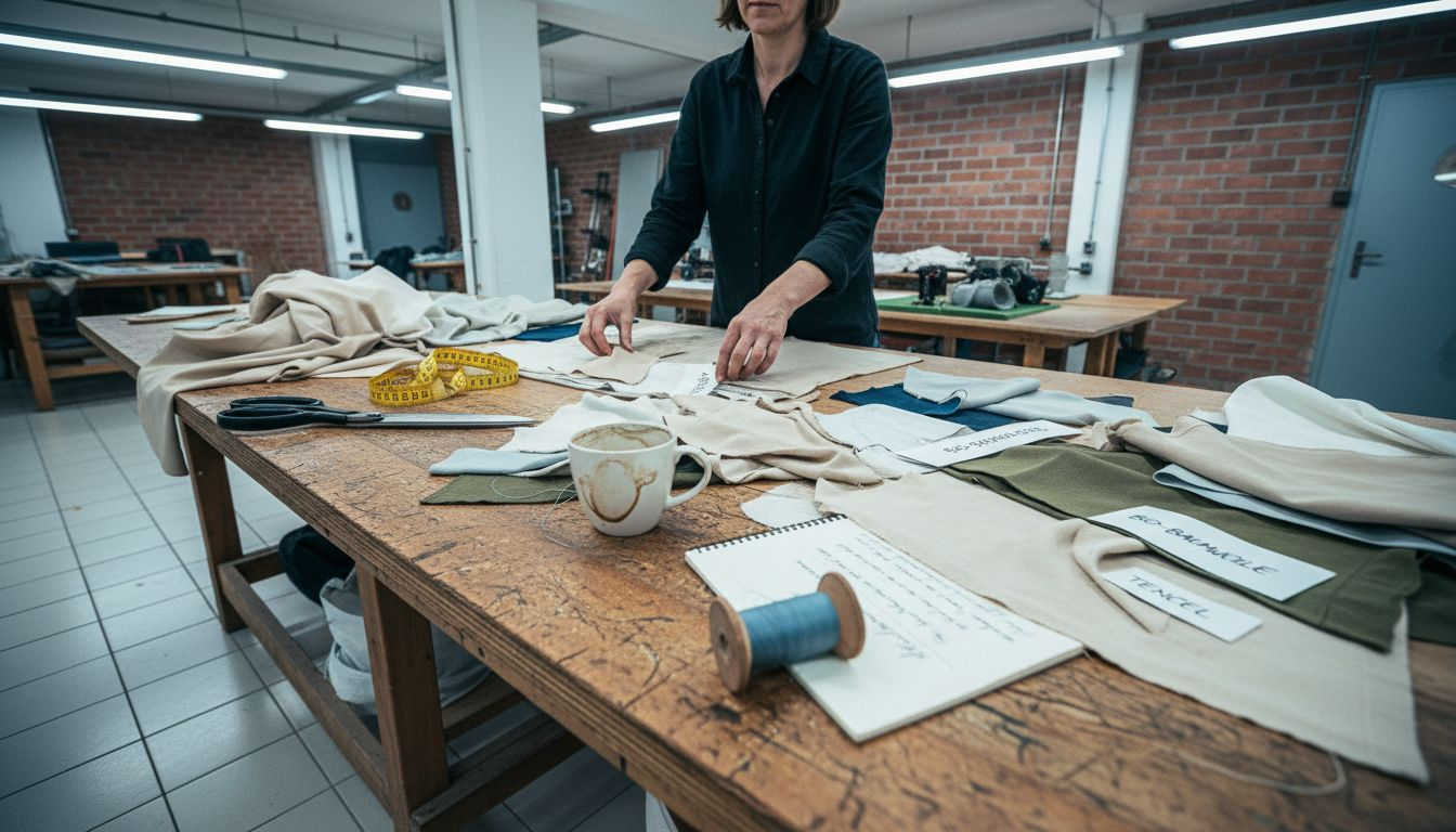Designer, die mit geschlechtsneutralen Stoffen arbeiten
