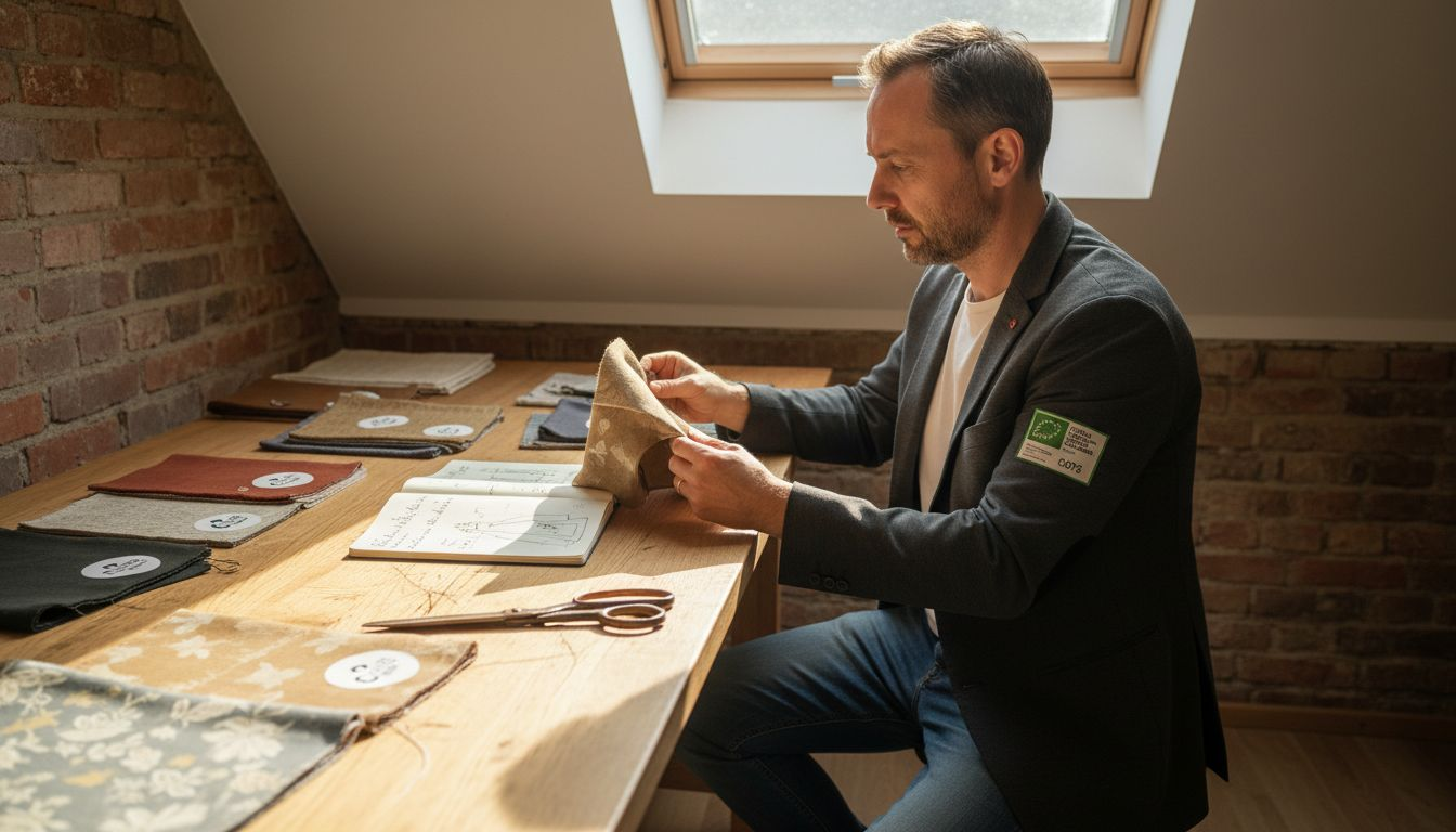 Nachhaltige Blazerstoffe – verantwortungsvoll ausgewählt im Designer-Atelier