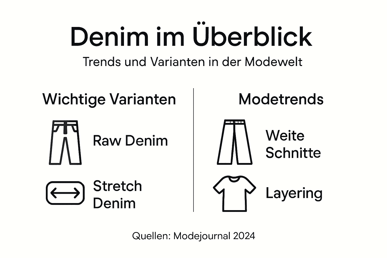 Übersicht: Die wichtigsten Denim-Styles und aktuelle Jeans-Trends auf einen Blick