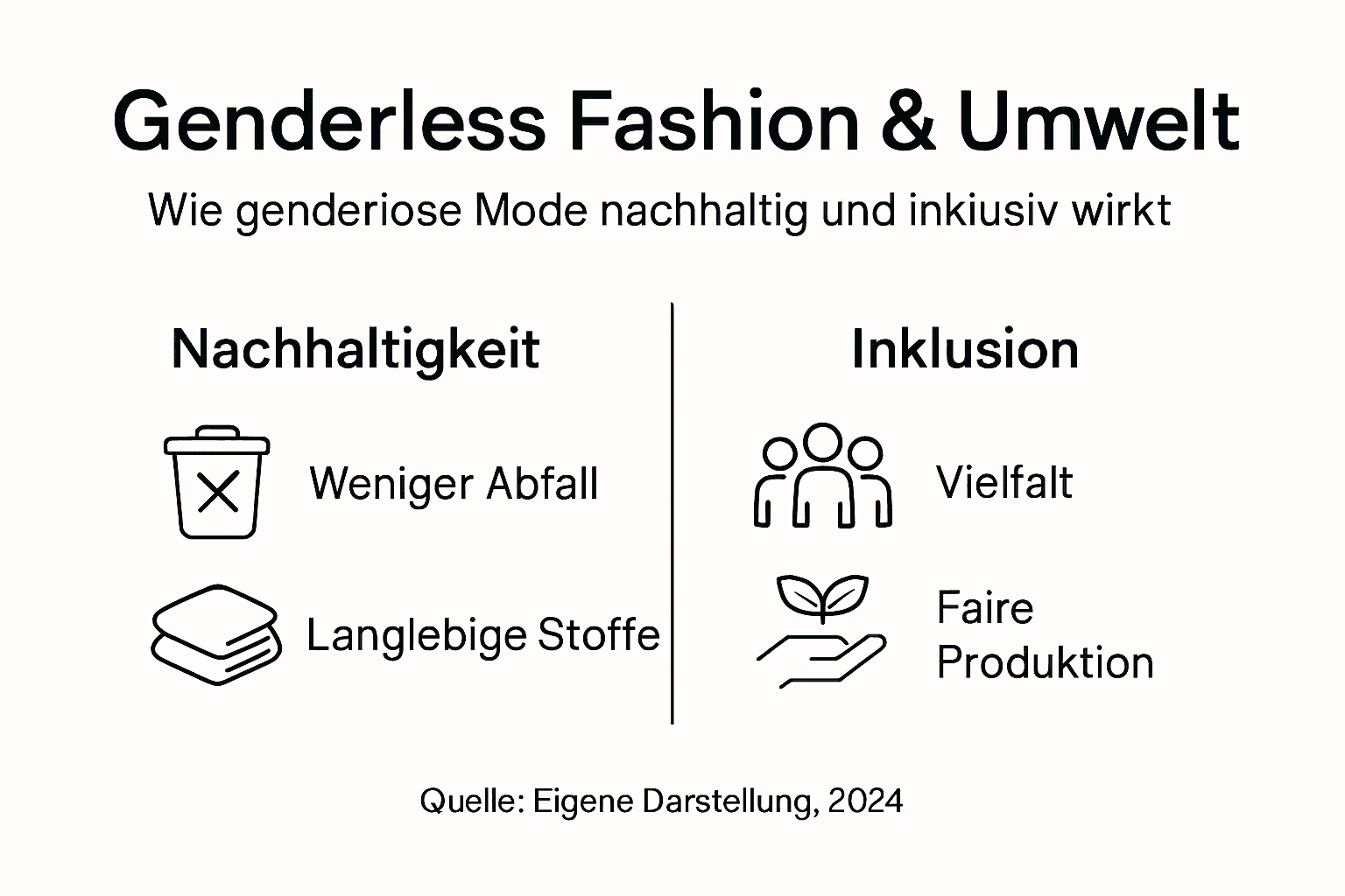 Infografik: Geschlechterneutrale Mode – Nachhaltig und inklusiv gestaltet